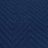 Velosso Chevron Navy Eyelet Thermal Door Curtain