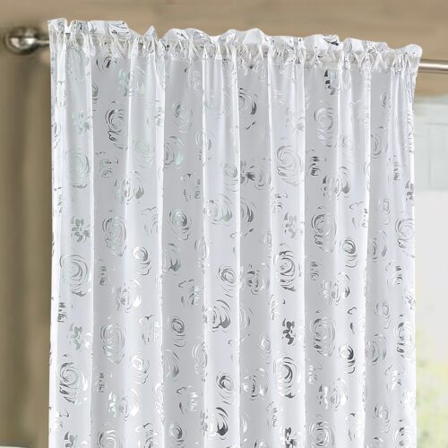 Velosso Geneva White Slot Top Voile Panel