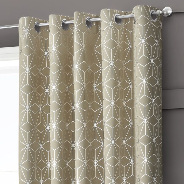 Moreno_blackout_latte_eyelet_curtains_MAIN.jpg Velosso Moreno Latte Thermal Blackout Ready Made Eyelet Curtains
