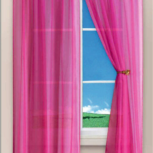 Velosso Riva Fuchsia Slot Top Voile Panel